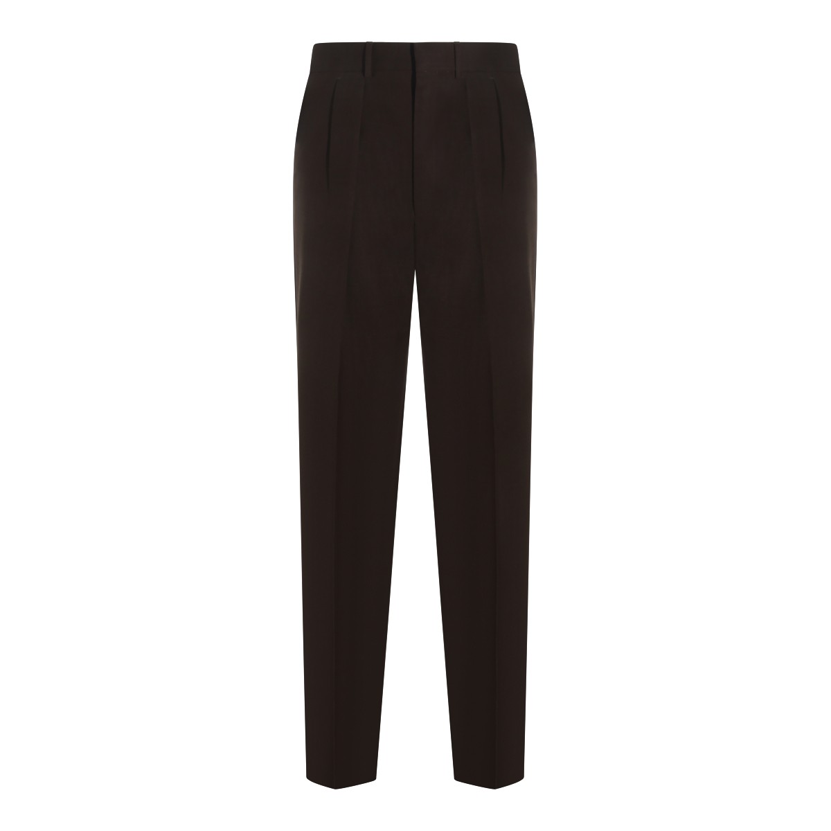 DARK BROWN WOOL PANTS