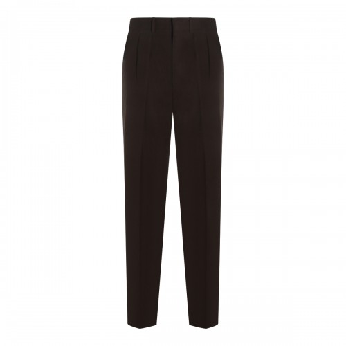 DARK BROWN WOOL PANTS