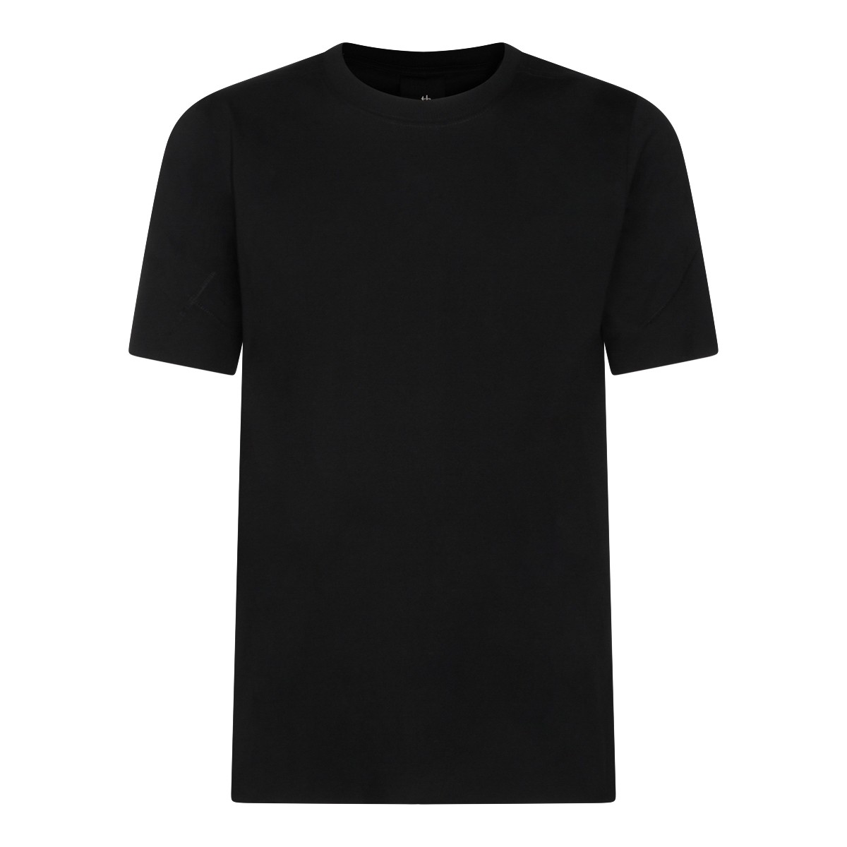 BLACK COTTON T-SHIRT