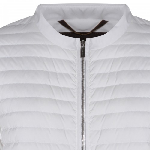 GREY WHITE DOWN JACKET