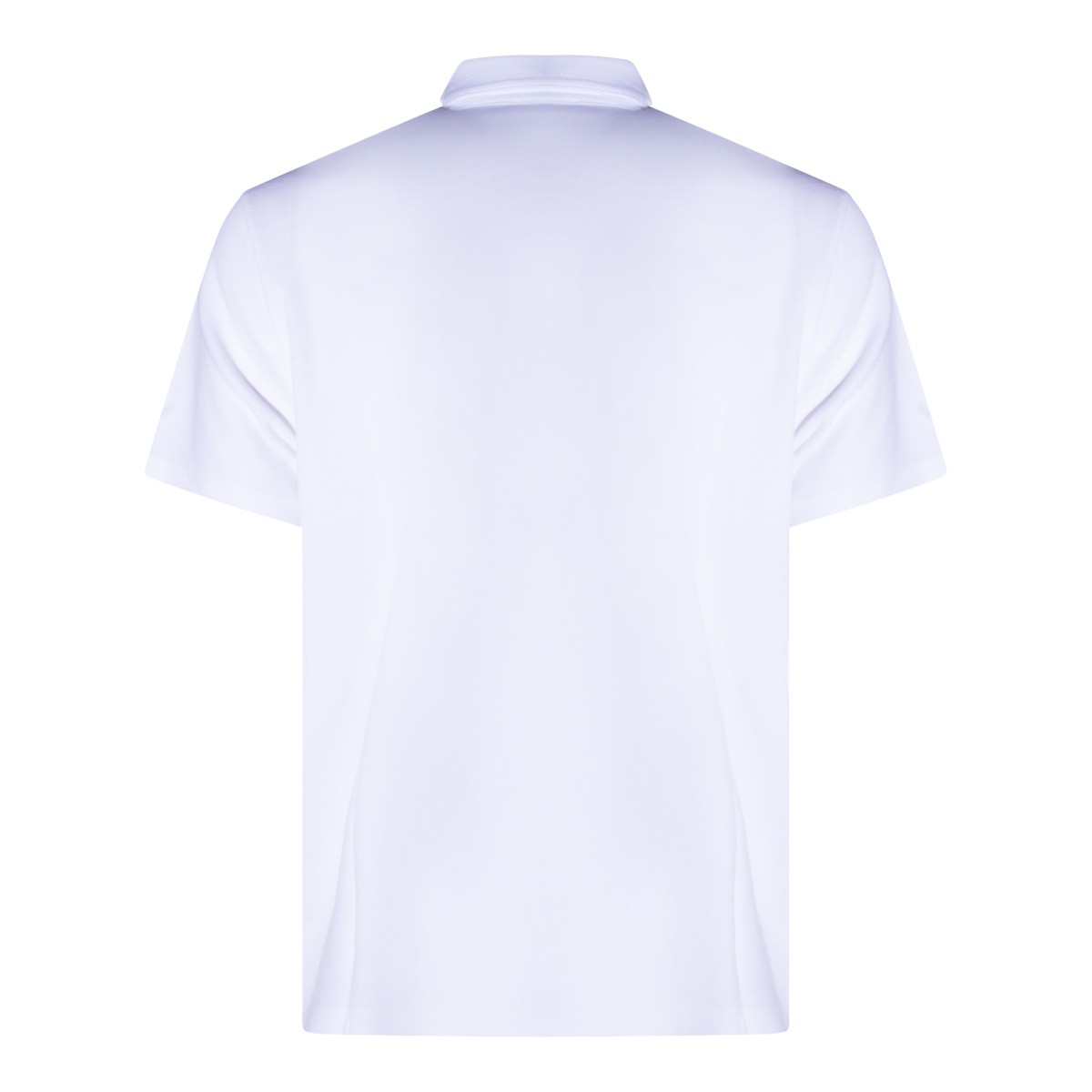 WHITE COTTON POLO SHIRT