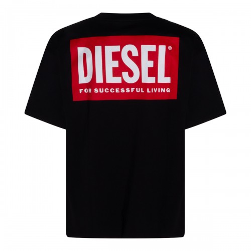 BLACK COTTON T-SHIRT