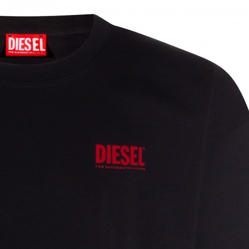 BLACK COTTON T-SHIRT