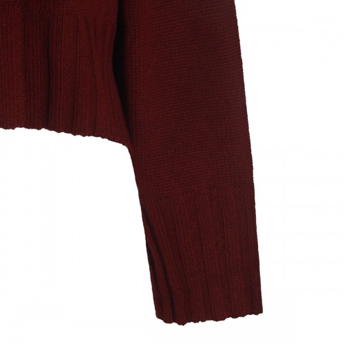 BORDEAUX WOOL KNITWEAR
