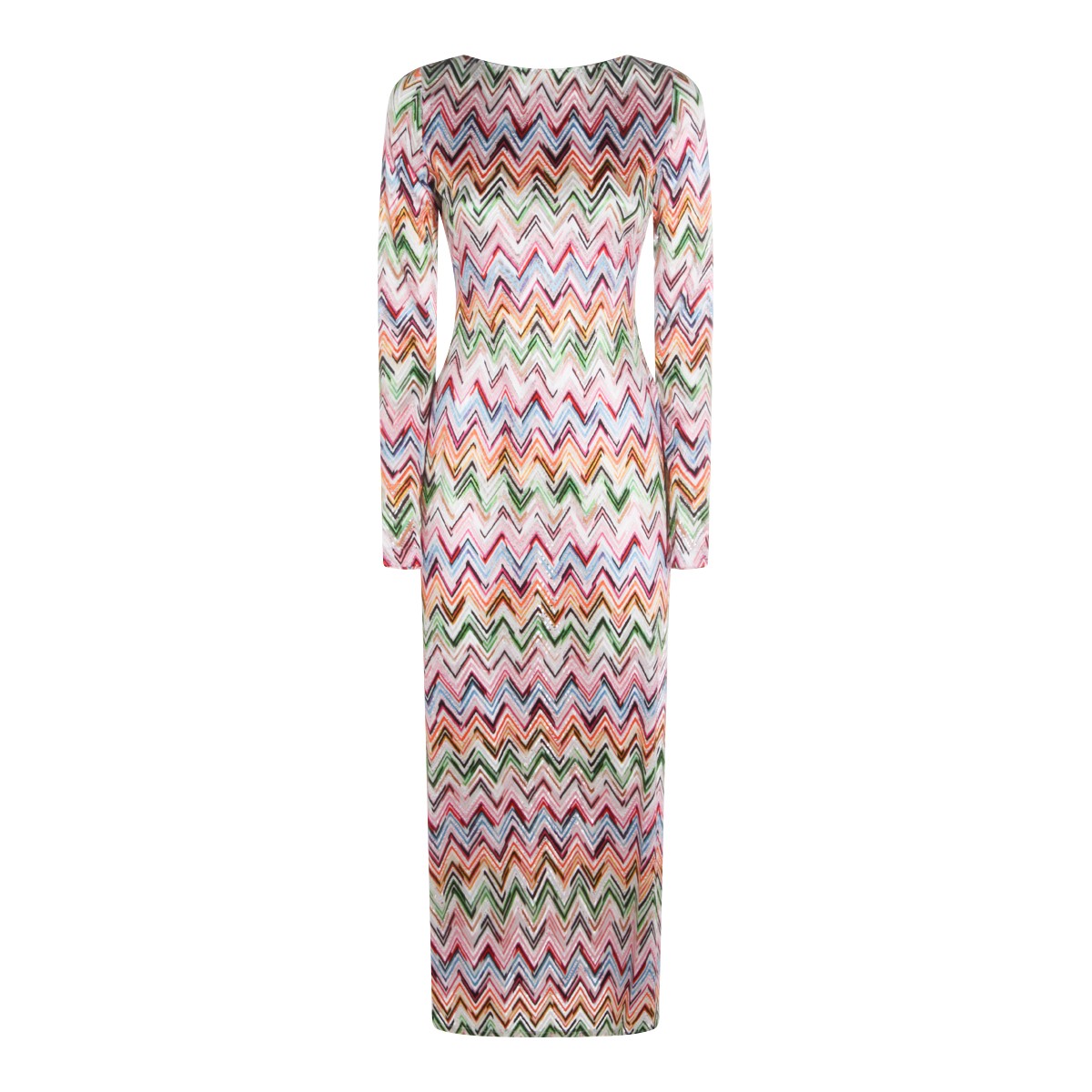 MULTICOLOR VISCOSE DRESS