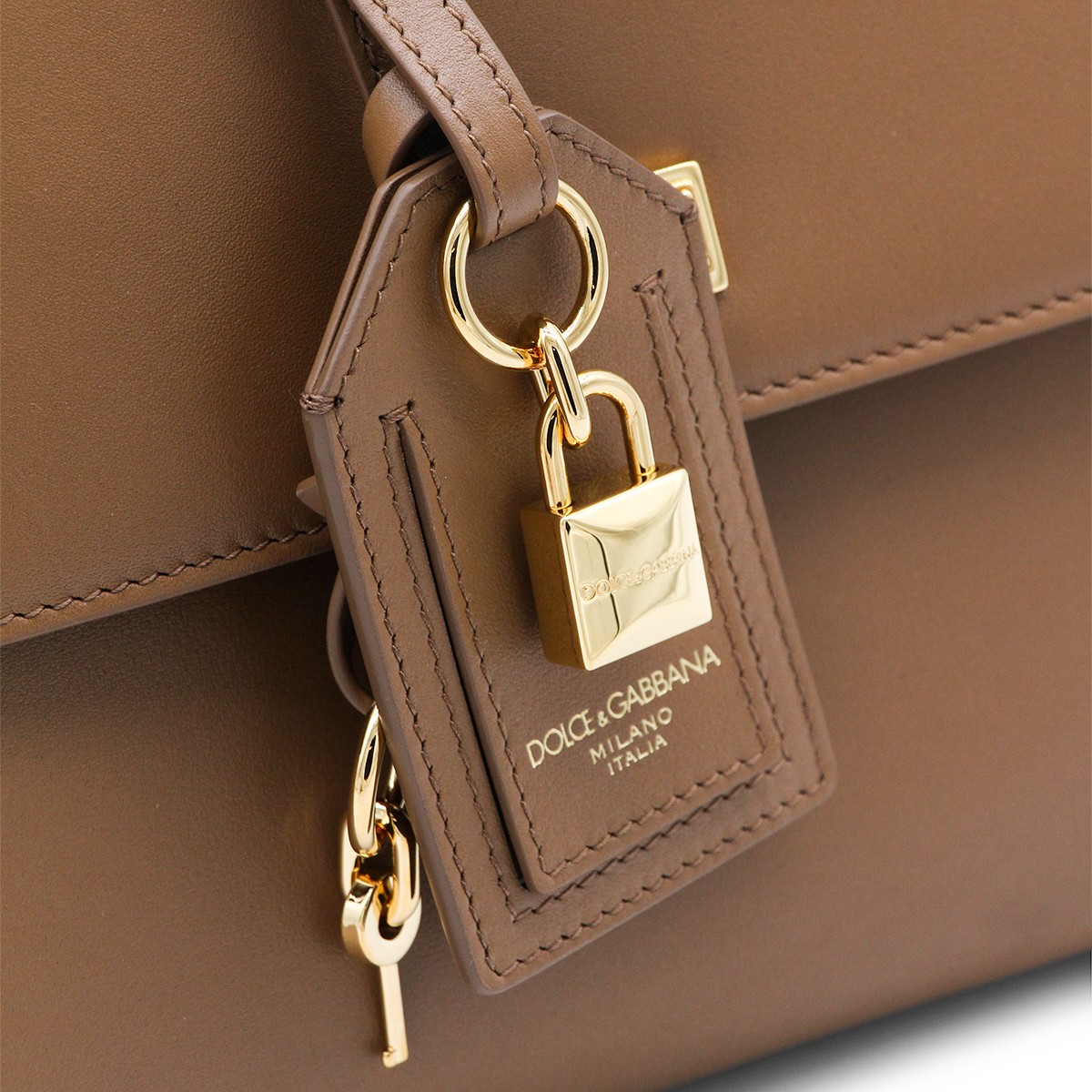 BROWN MY SICILY TOP HANDLE BAG