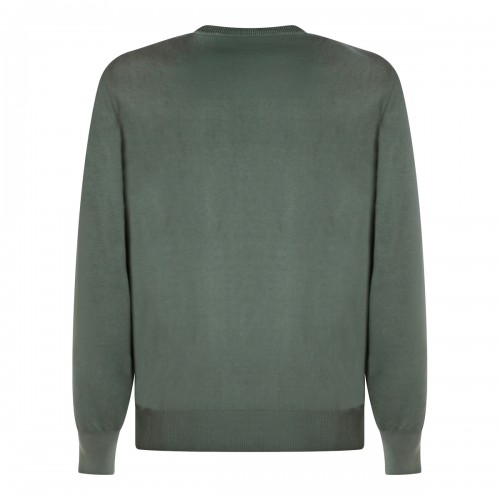 DARK GREEN COTTON KNITWEAR 2