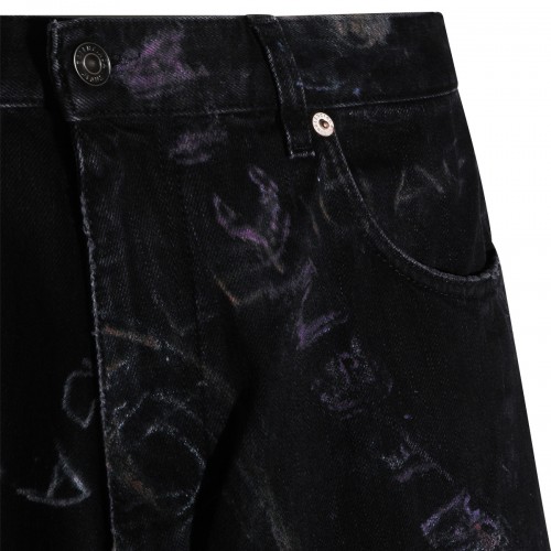 BLACK COTTON JEANS