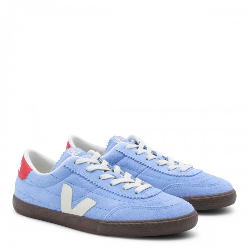 LIGHT BLUE LEATHER PANENKA SNEAKERS