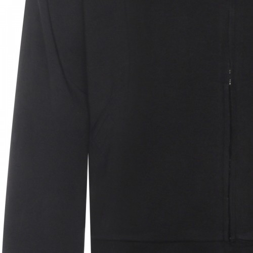 BLACK COTTON SWEATSHIRT