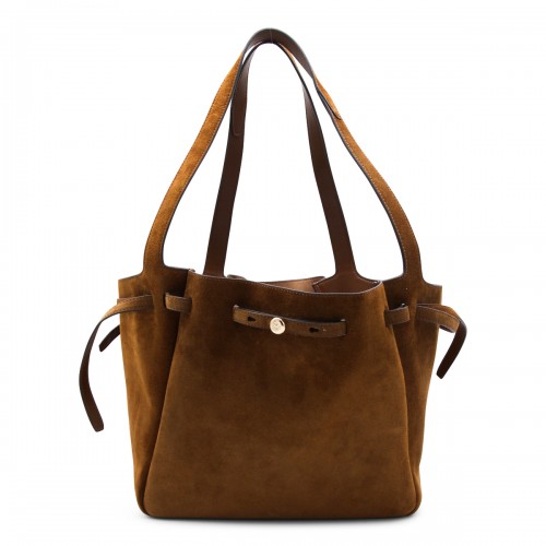 BROWN LEATHER TOTE