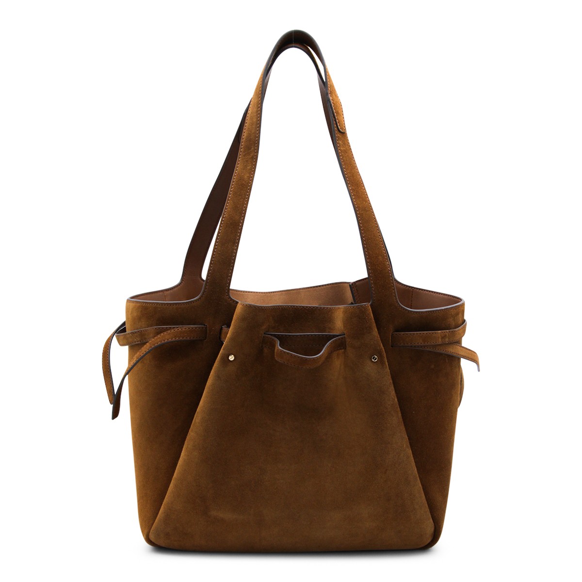 BROWN LEATHER TOTE