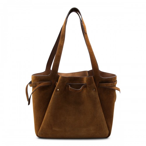 BROWN LEATHER TOTE