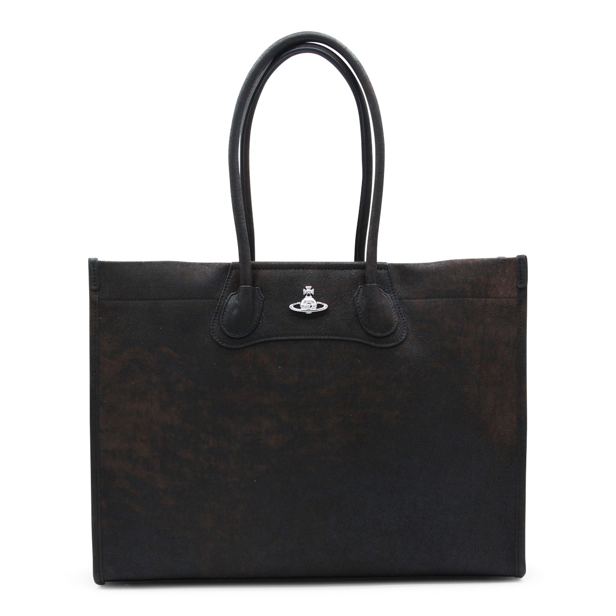 BLACK LEATHER TOTES