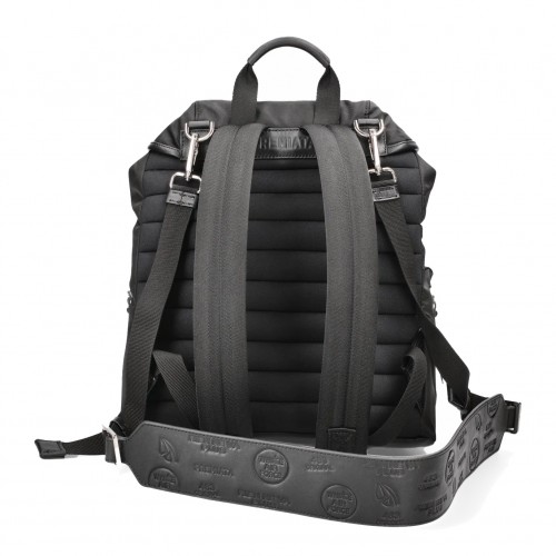 BLACK NYLON BACKPACK 2