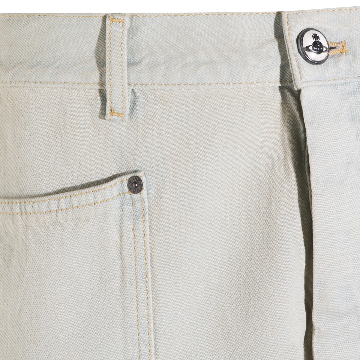 LIGHT BLUE COTTON JEANS