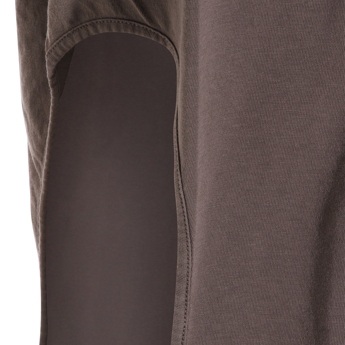 BROWN COTTON T-SHIRT