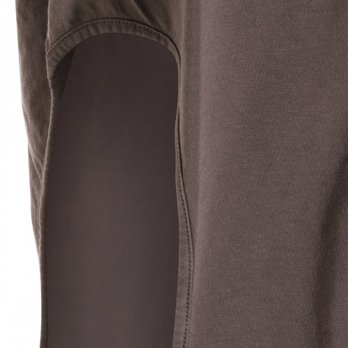 BROWN COTTON T-SHIRT