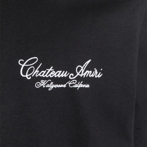 BLACK COTTON T-SHIRT