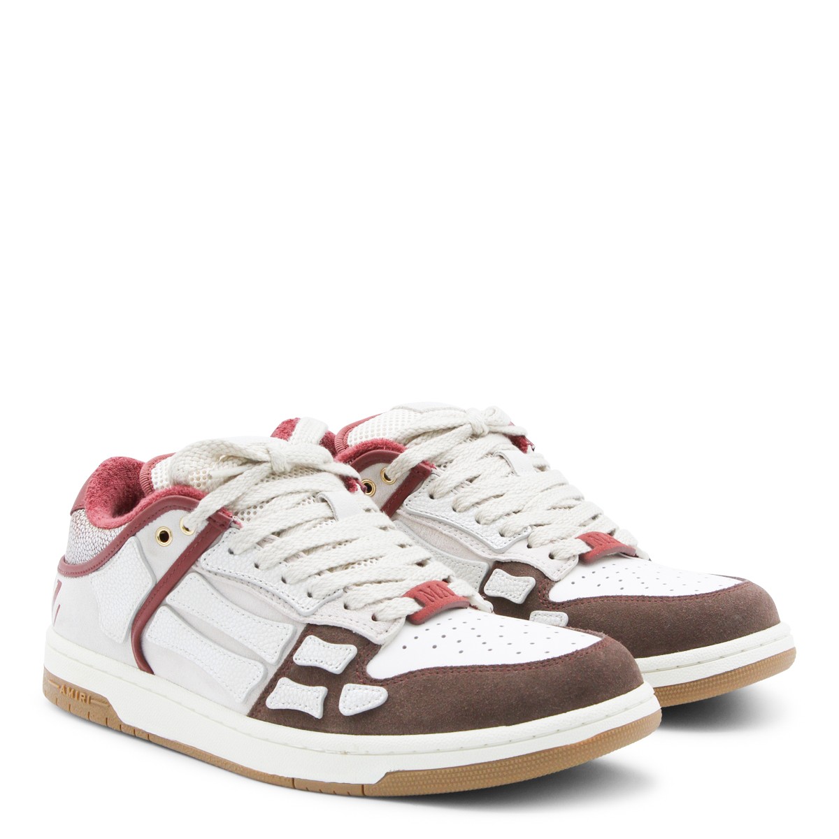 BROWN AND RED LEATHER XL SKEL LOW...