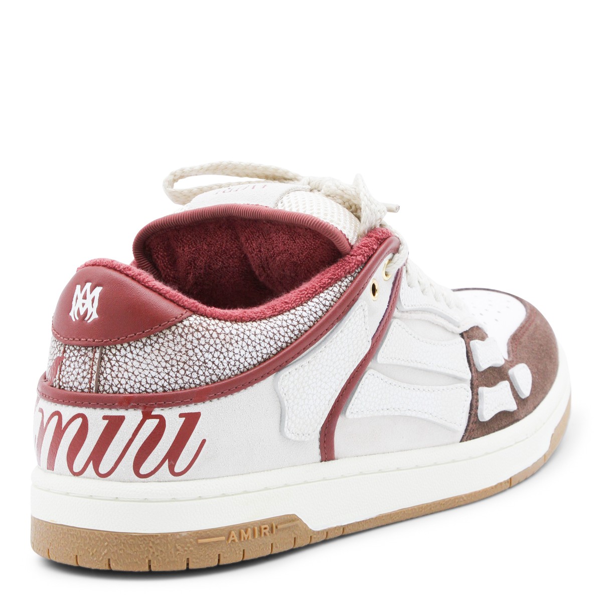 BROWN AND RED LEATHER XL SKEL LOW...