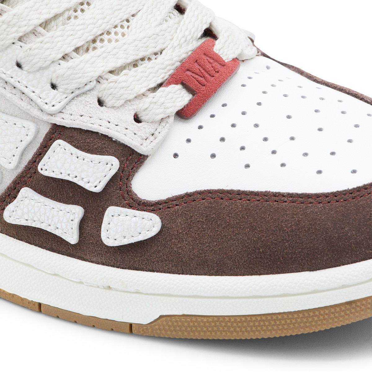 BROWN AND RED LEATHER XL SKEL LOW...