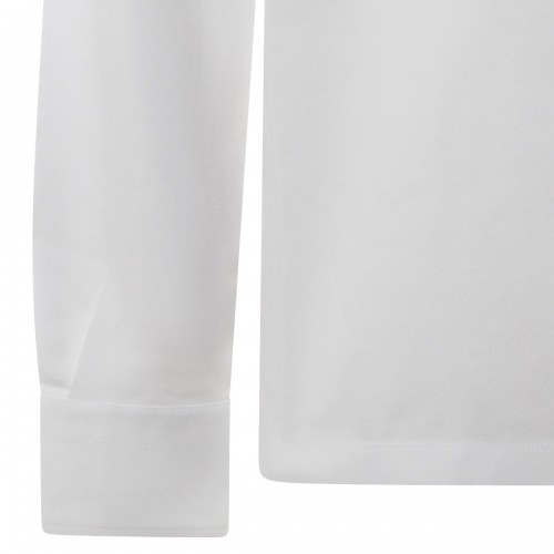 WHITE COTTON POLO SHIRT
