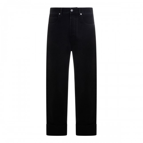 BLACK COTTON DENIM JEANS