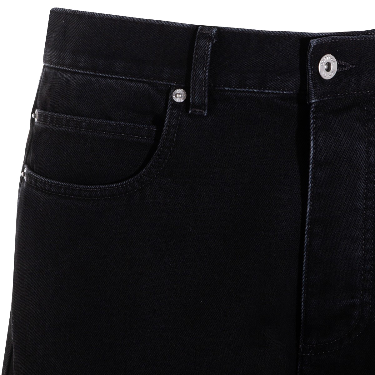BLACK COTTON DENIM JEANS