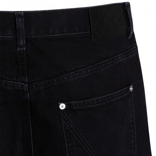 BLACK COTTON DENIM JEANS