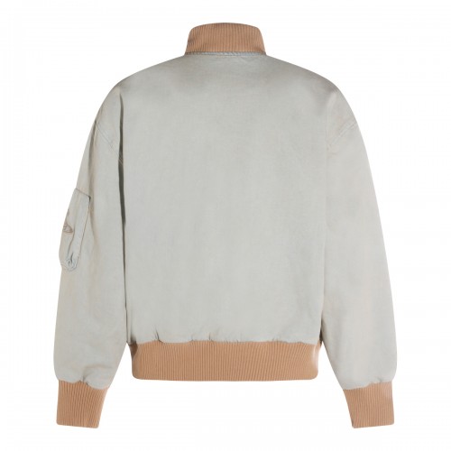 LIGHT BLUE AND BEIGE COTTON... 2