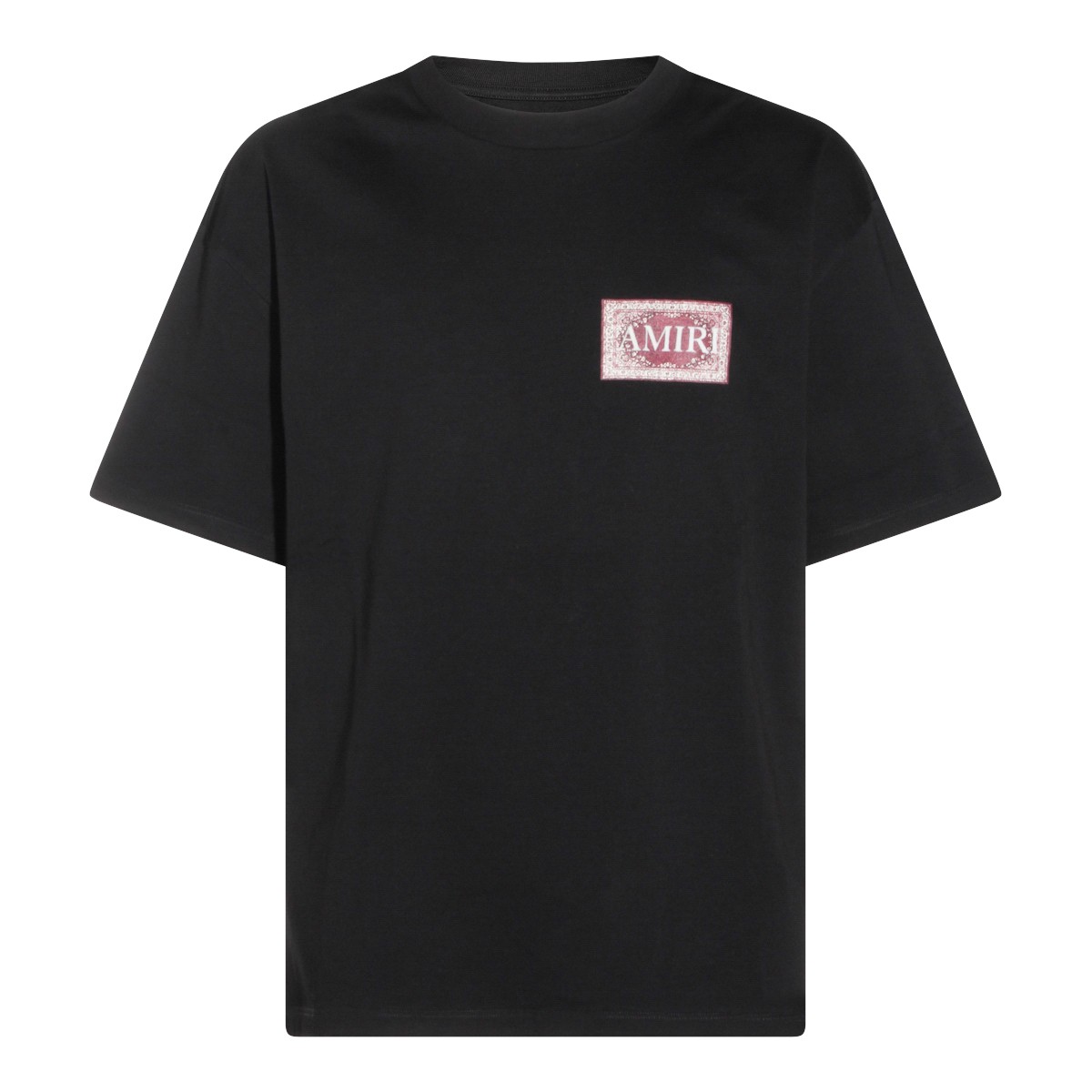 BLACK COTTON T-SHIRT