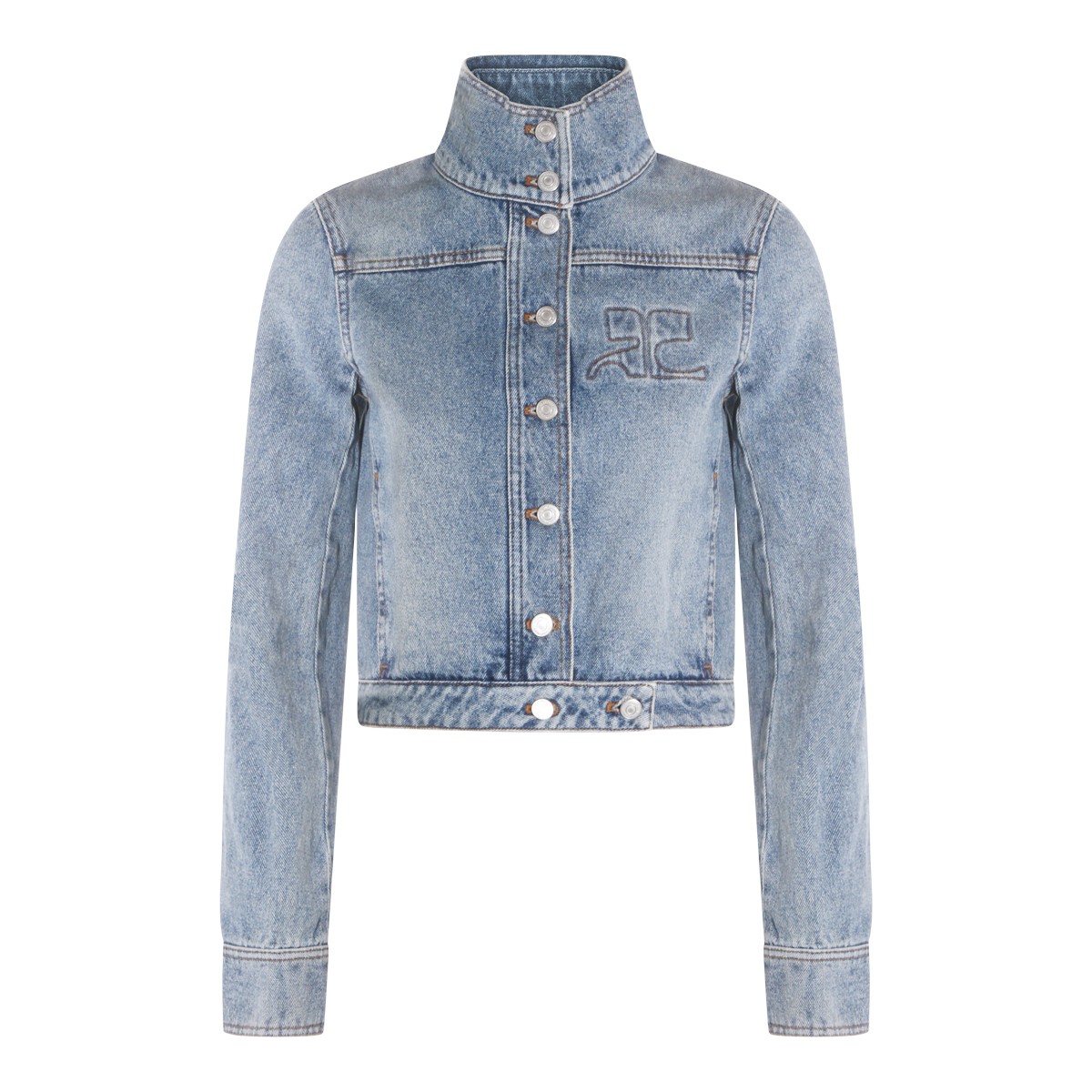 BLUE COTTON DENIM JACKET