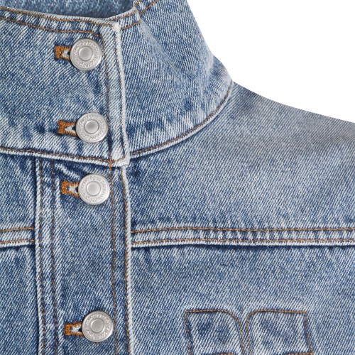 BLUE COTTON DENIM JACKET