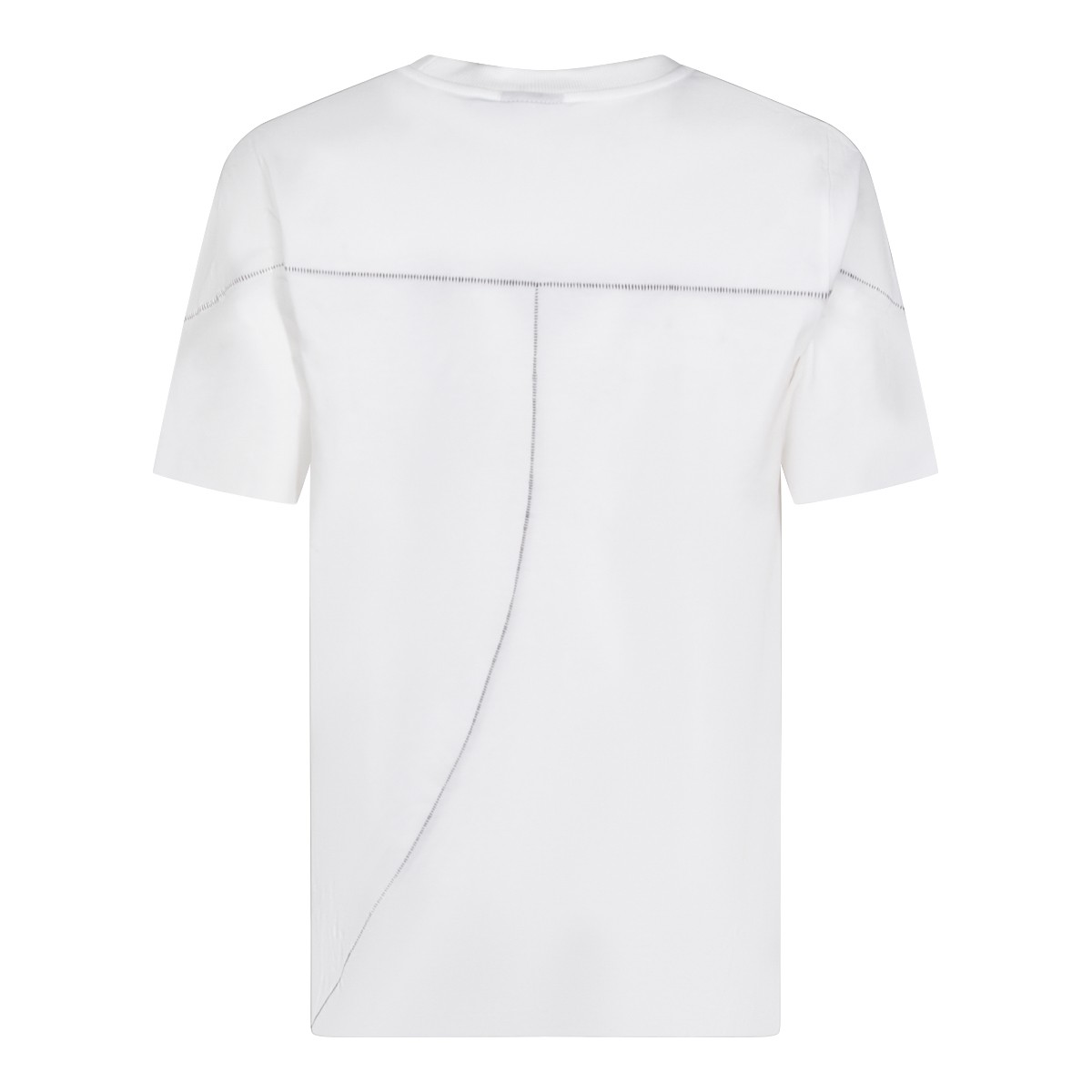 WHITE COTTON T-SHIRT