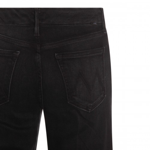 BLACK COTTON JEANS