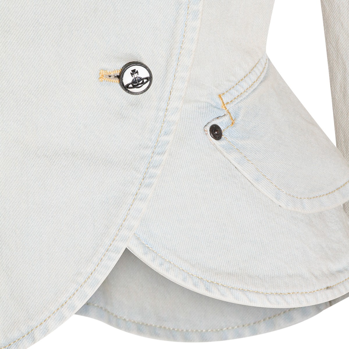 LIGHT GREY COTTON BLAZER