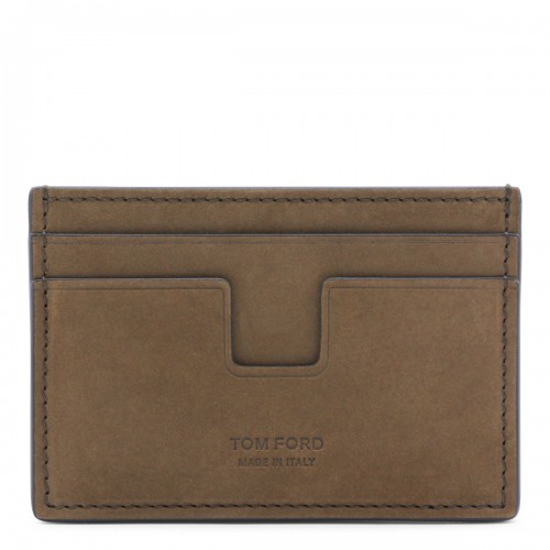 BROWN LEATHER CARD HOLDER