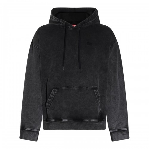 DARK GREY COTTON SWEATSHIRT