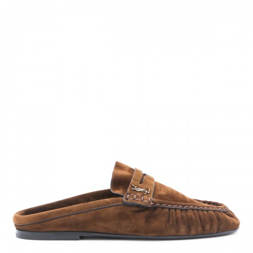 BROWN LEATHER LOAFERS