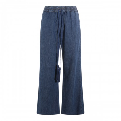 BLUE COTTON PANTS