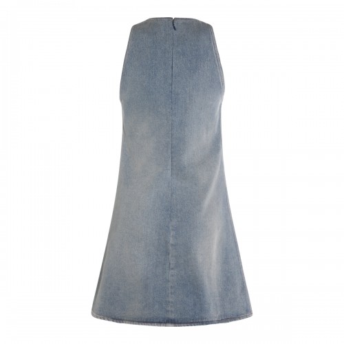 BLUE COTTON DENIM DRESS 2