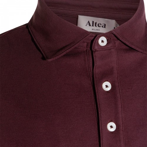 BORDEAUX COTTON POLO SHIRT