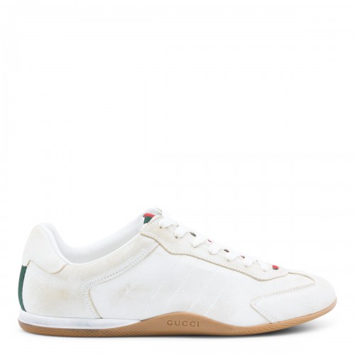 WHITE LEATHER SNEAKERS