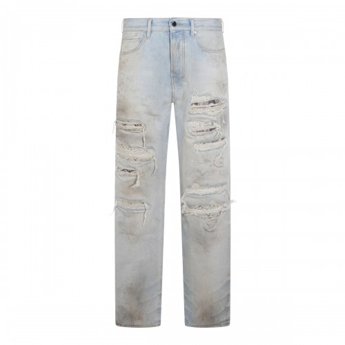 LIGHT BLUE COTTON JEANS