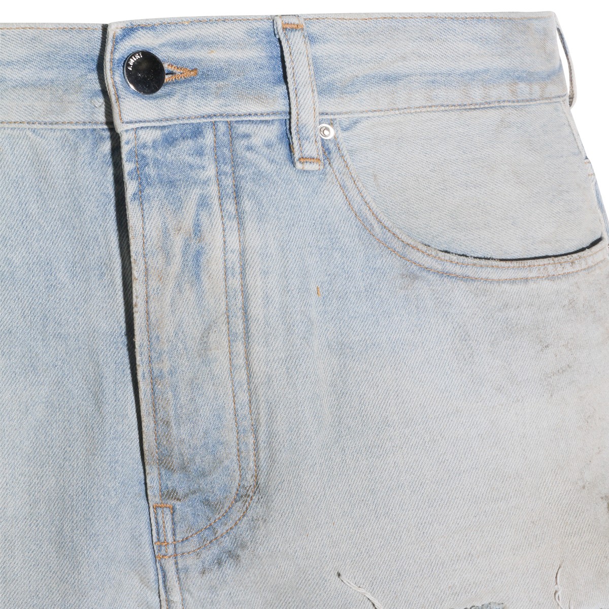 LIGHT BLUE COTTON JEANS