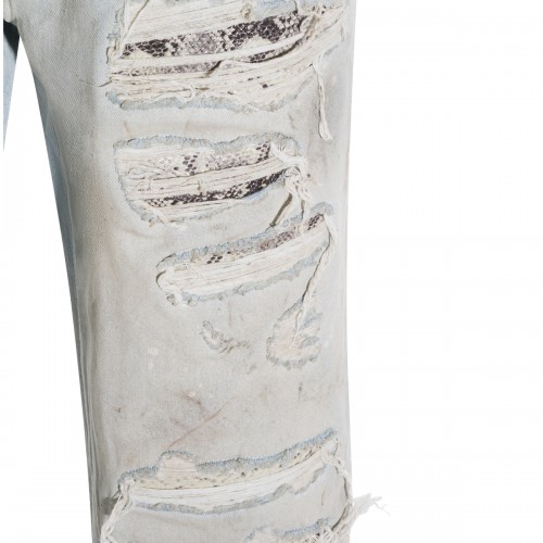 LIGHT BLUE COTTON JEANS