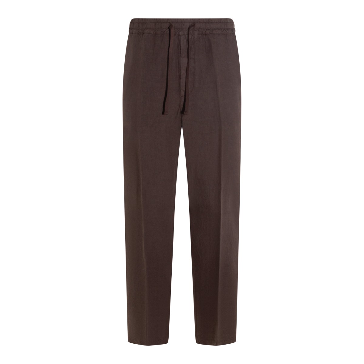 BROWN LINEN PANTS
