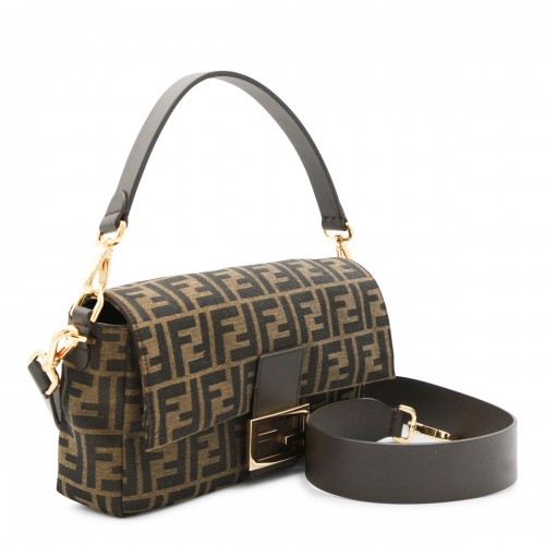 BROWN LEATHER BAGUETTE... 2