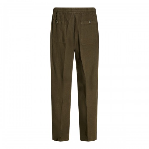 GREEN LINEN PANT 2